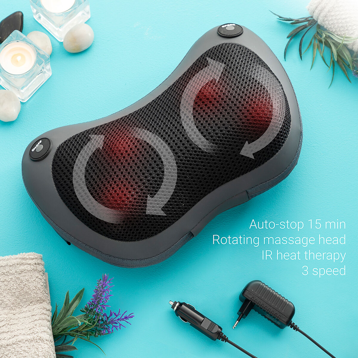 Innovagoods Compact Shiatsu Massager Shissage Innovagoods