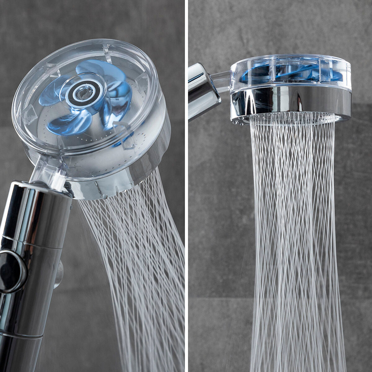 Innovagoods Eco-Shower With Pressure Propeller And Purifying Filter Heliwer Innovagoods