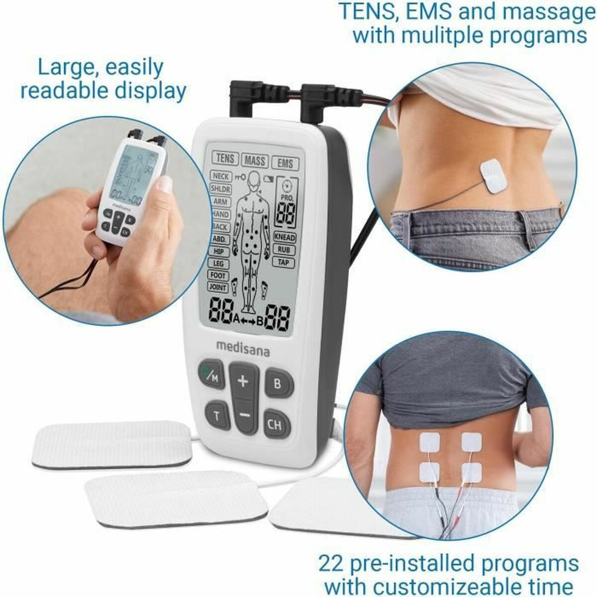 Medisana Muscle Electrostimulator Medisana Black/White