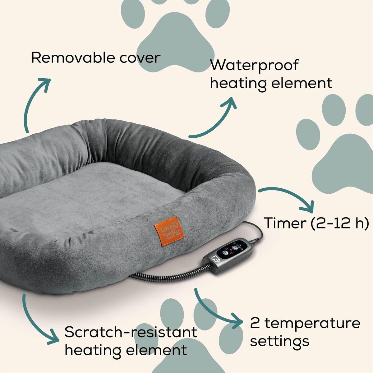 Beurer Dog Bed Beurer Pp250 Kira Grey