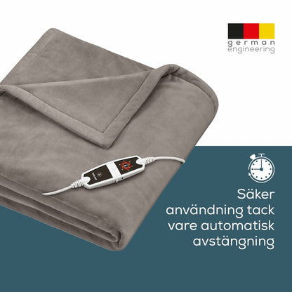 Beurer Electric Blanket Beurer Hd150Xxl 200 X 150 Cm Taupe Polyester