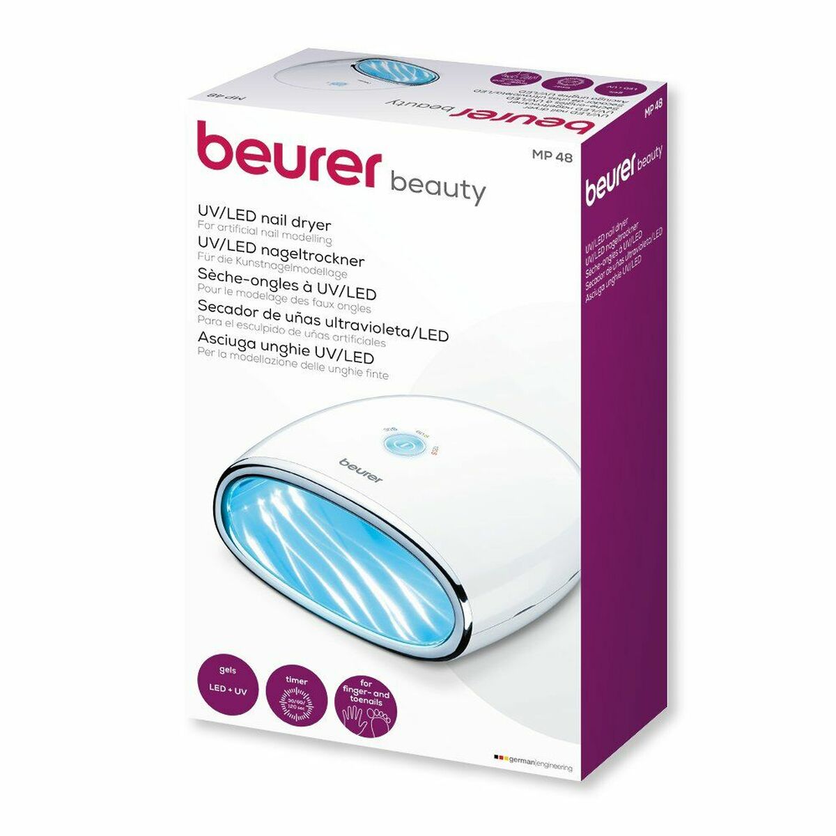 Beurer Nail Dryer Beurer Mp48 24W (White) (Black)