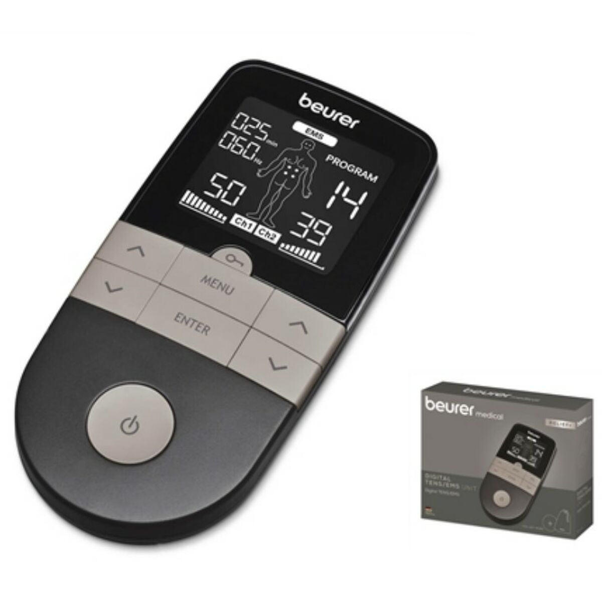 Beurer Rechargeable Wireless Massage And Heat Belt Beurer Em1R Relief+