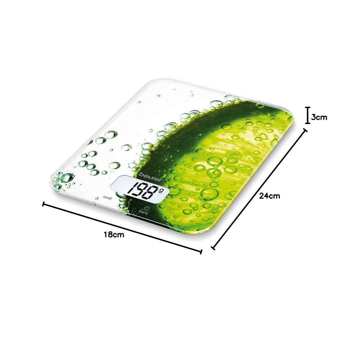 Beurer Kitchen Scale Beurer Ks19 Fresh Lime 5 Kg