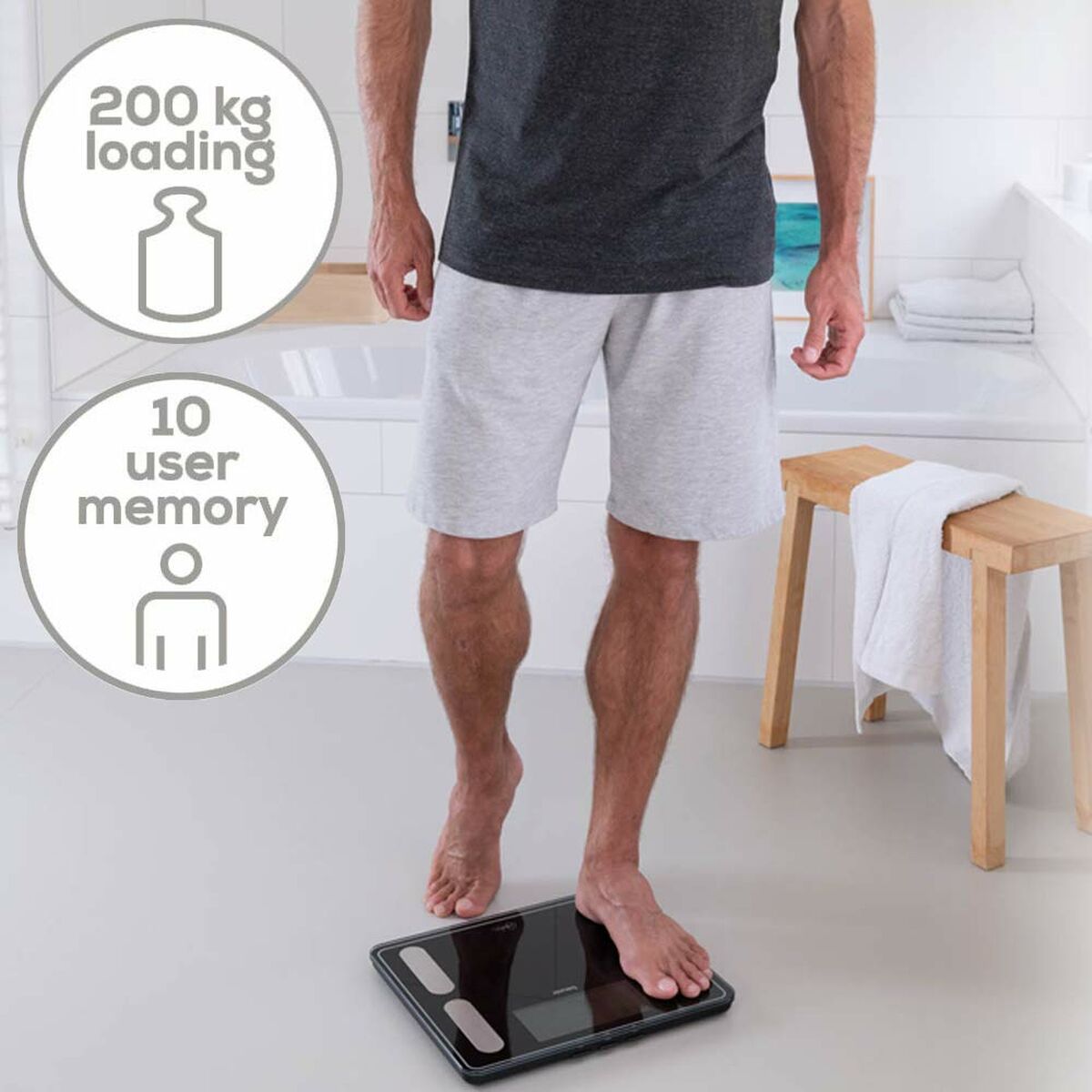 Beurer Digital Bathroom Scales Beurer Bf400 Negro