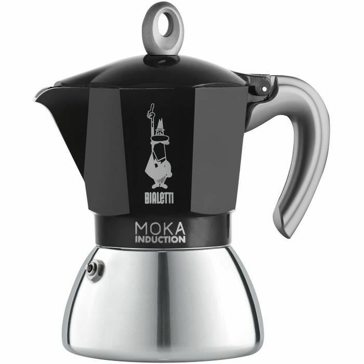 Beurer Italian Coffee Pot Beurer Bialetti New Moka 6 Cups Black Metal Aluminium
