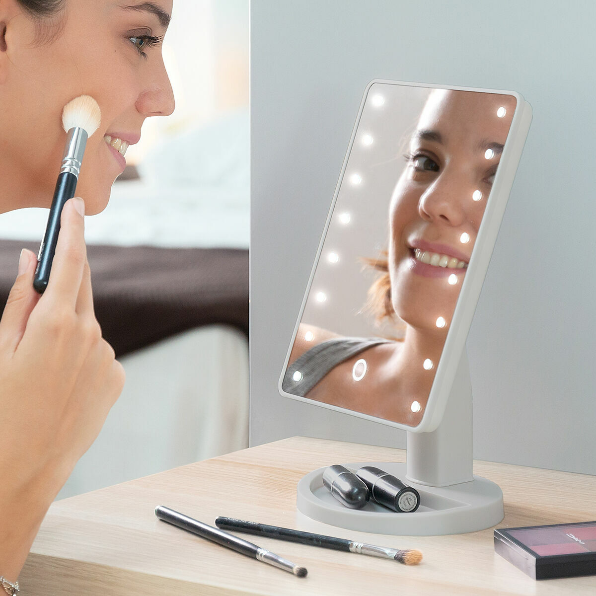 Innovagoods Tabletop Touch Led Mirror Perflex Innovagoods