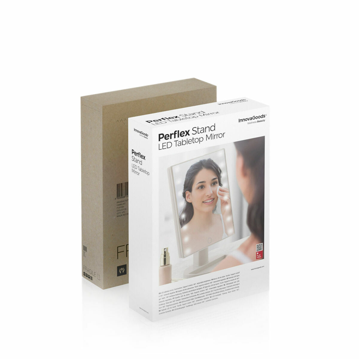 Innovagoods Tabletop Touch Led Mirror Perflex Innovagoods