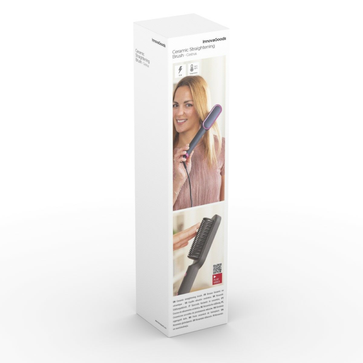 Innovagoods Ceramic Straightening Brush Cestrus Innovagoods