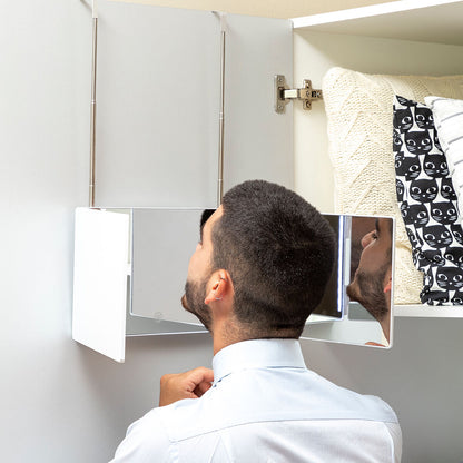 Innovagoods Bathroom Mirror With Led Light And 360º Vision Selfkut Innovagoods