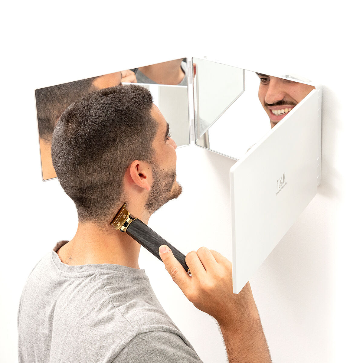 Innovagoods Bathroom Mirror With Led Light And 360º Vision Selfkut Innovagoods