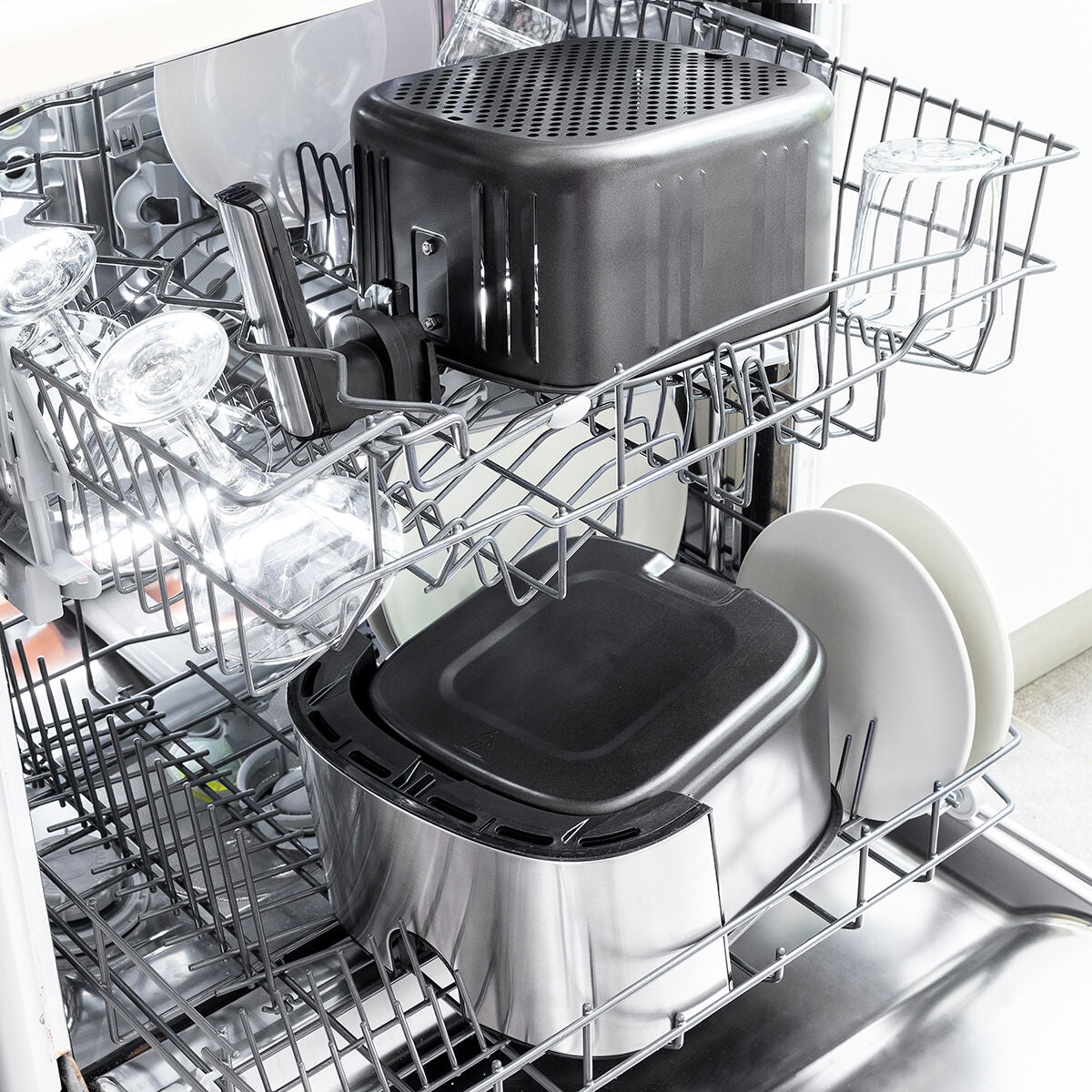 Innovagoods Air Fryer Innovagoods Fryinn Pro 5500 Black 1700 W 5,5 L Stainless Steel