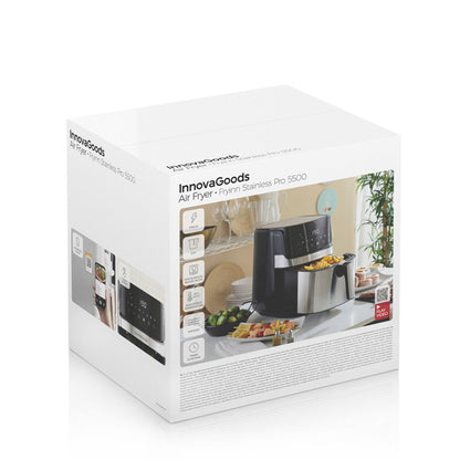Innovagoods Air Fryer Innovagoods Fryinn Pro 5500 Black 1700 W 5,5 L Stainless Steel