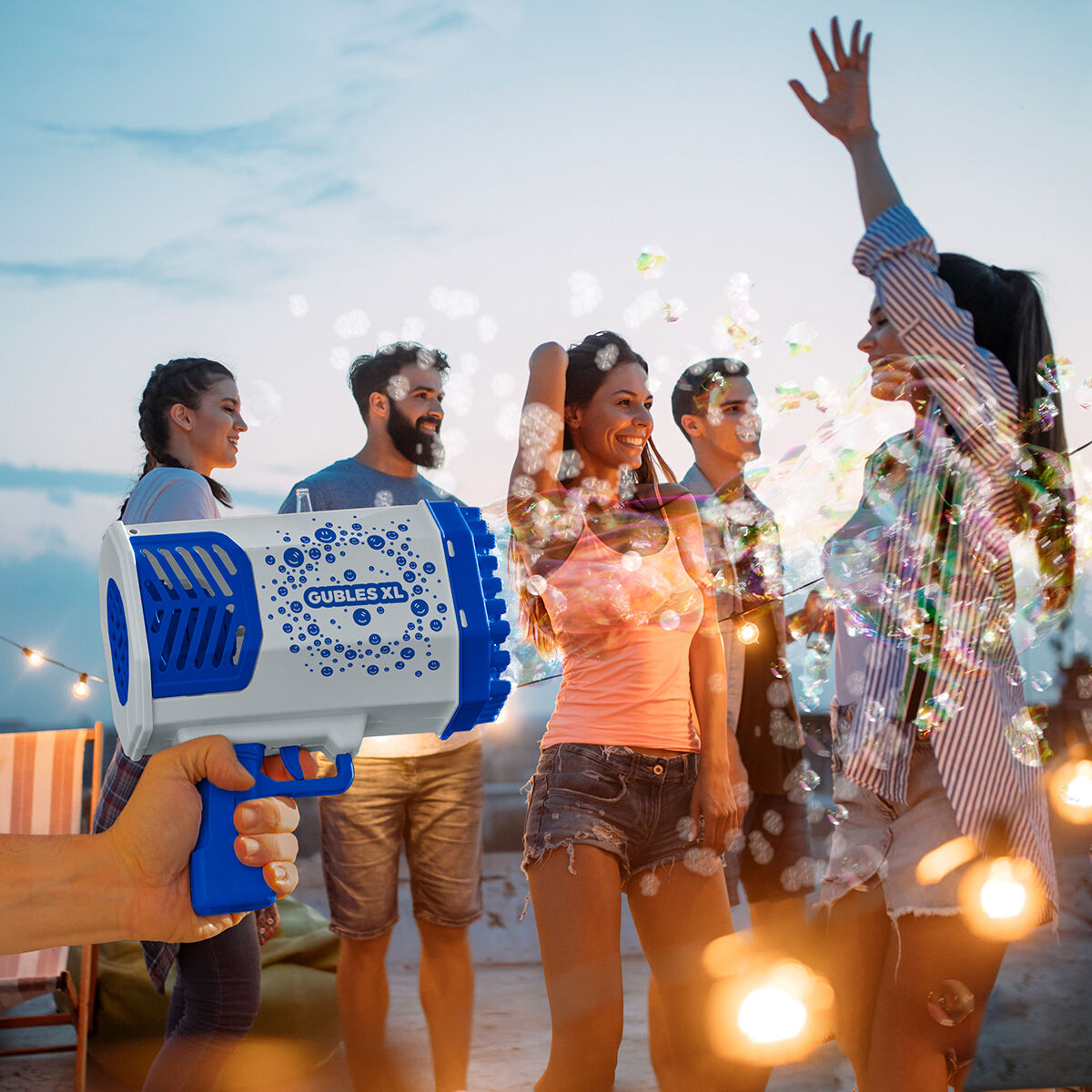 Innovagoods Giant Bubble Gun With Led Gubles Xl Innovagoods