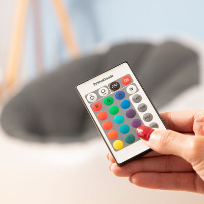 Innovagoods Inflatable Armchair With Multicoloured Led And Remote Control Chight Innovagoods