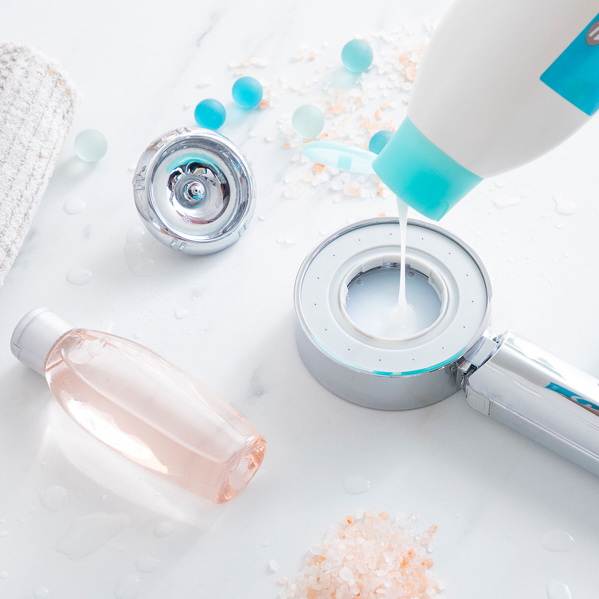 Innovagoods 3-In-1 Double Shower Head With Dispenser Xawara Innovagoods