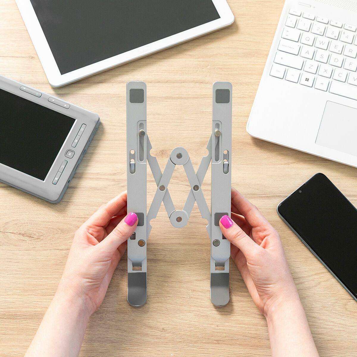 Innovagoods Folding And Adjustable Laptop Stand Flastan Innovagoods