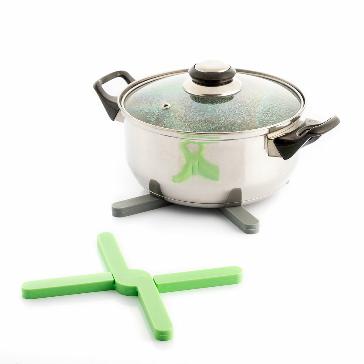 Innovagoods Individual Folding Silicone Trivet Folvet Innovagoods 2 Units