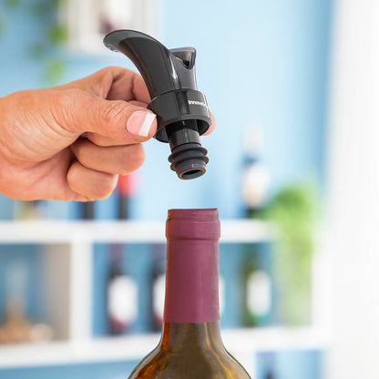 Innovagoods 2-In-1  Wine Stopper With Pourer And Aerator Wintopp Innovagoods