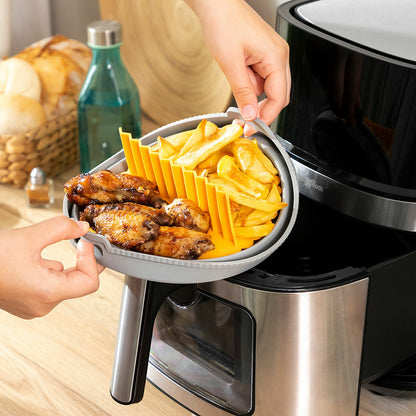 Innovagoods Folding Silicone Basket For Air Fryer Fliynner Innovagoods
