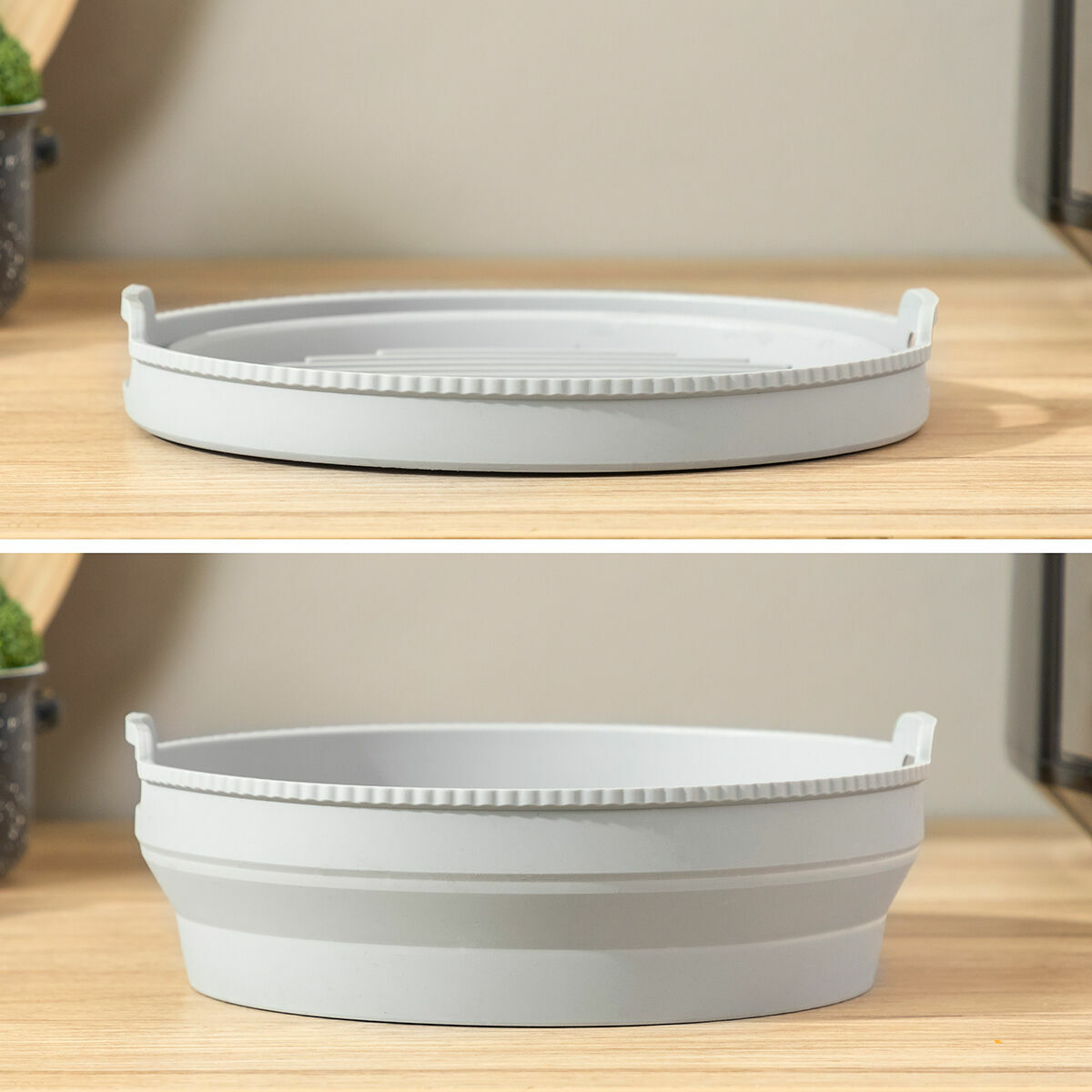 Innovagoods Folding Silicone Basket For Air Fryer Fliynner Innovagoods