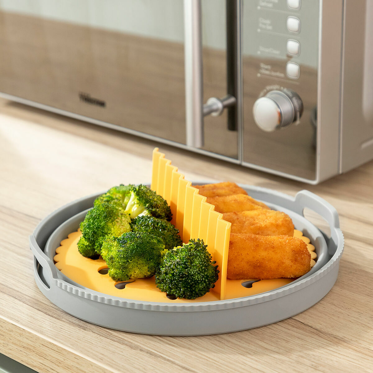 Innovagoods Folding Silicone Basket For Air Fryer Fliynner Innovagoods