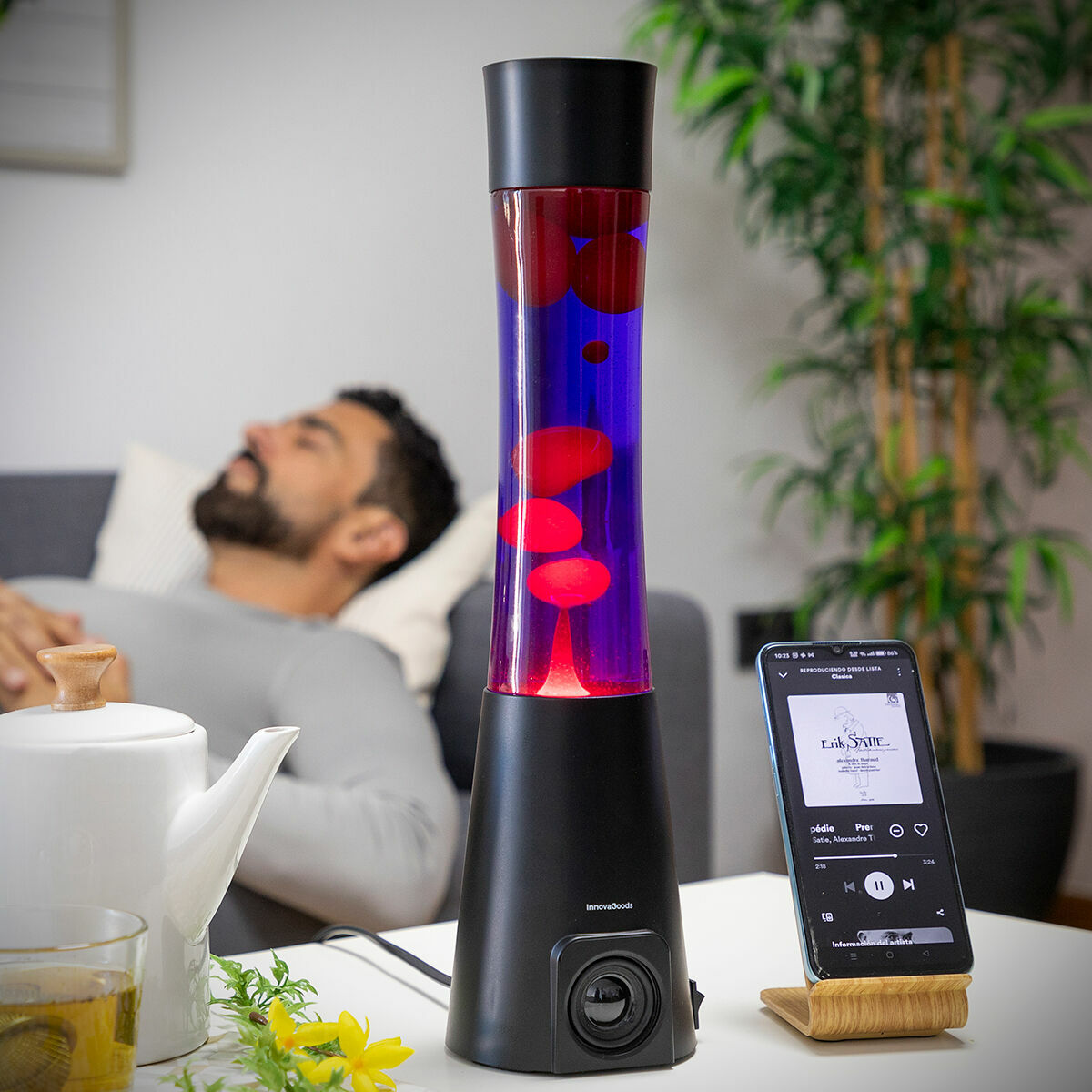 Innovagoods Lava Lamp With Speaker Maglamp Innovagoods