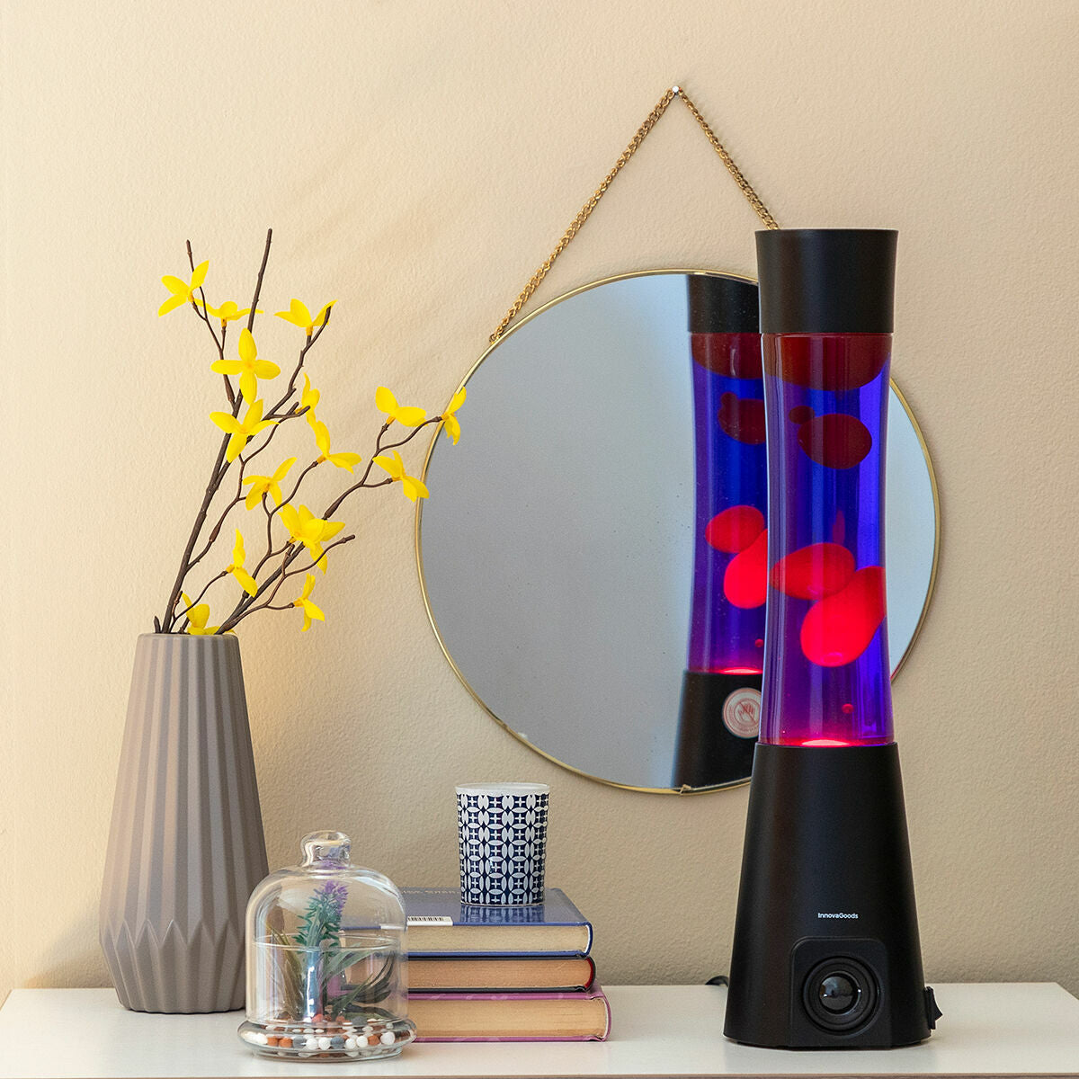 Innovagoods Lava Lamp With Speaker Maglamp Innovagoods