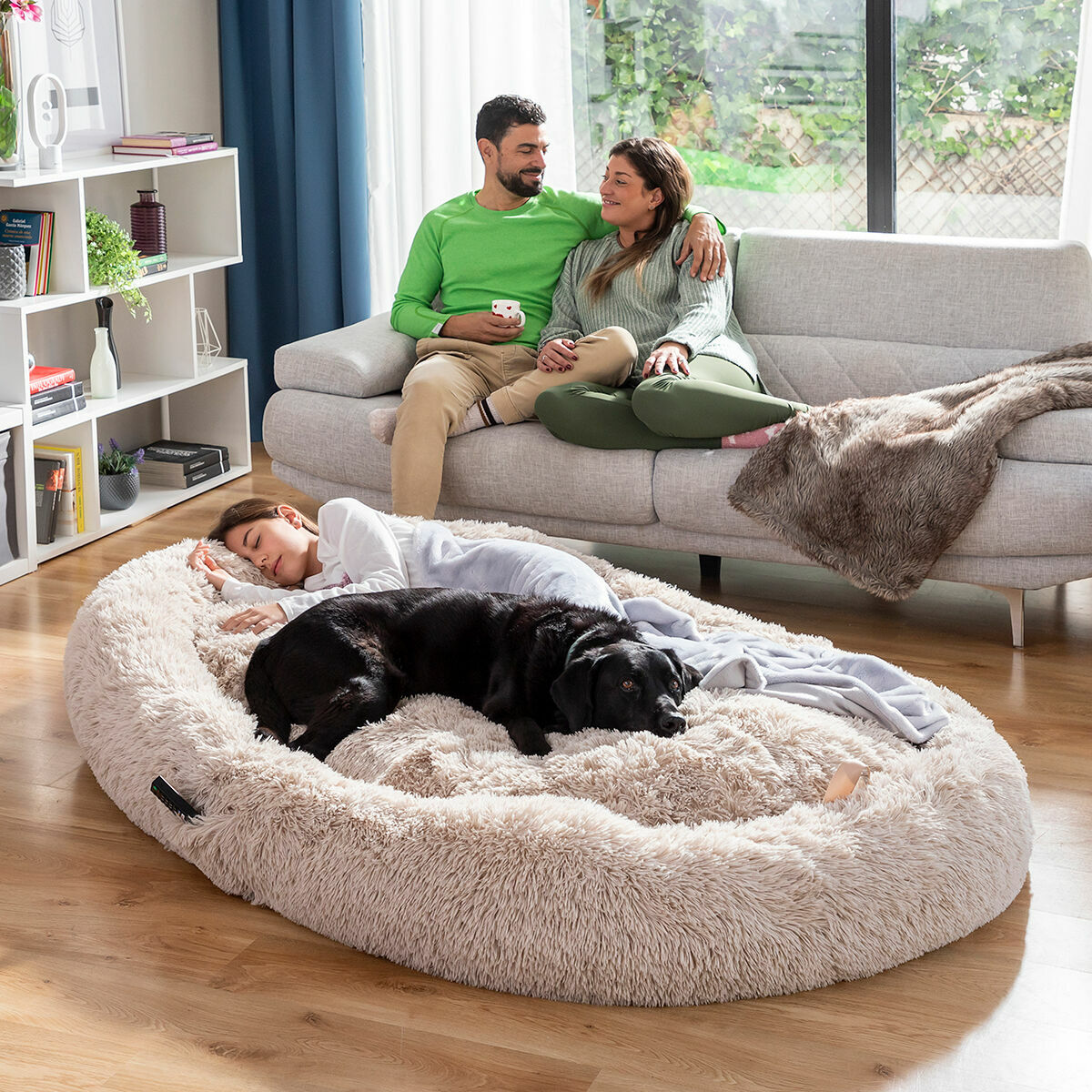 Innovagoods Human Dog Bed Xxl Innovagoods Beige