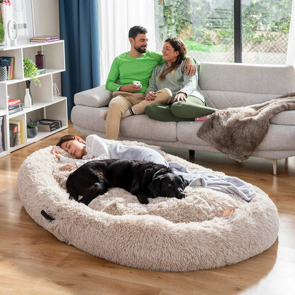 Innovagoods Human Dog Bed Xxl Innovagoods Beige