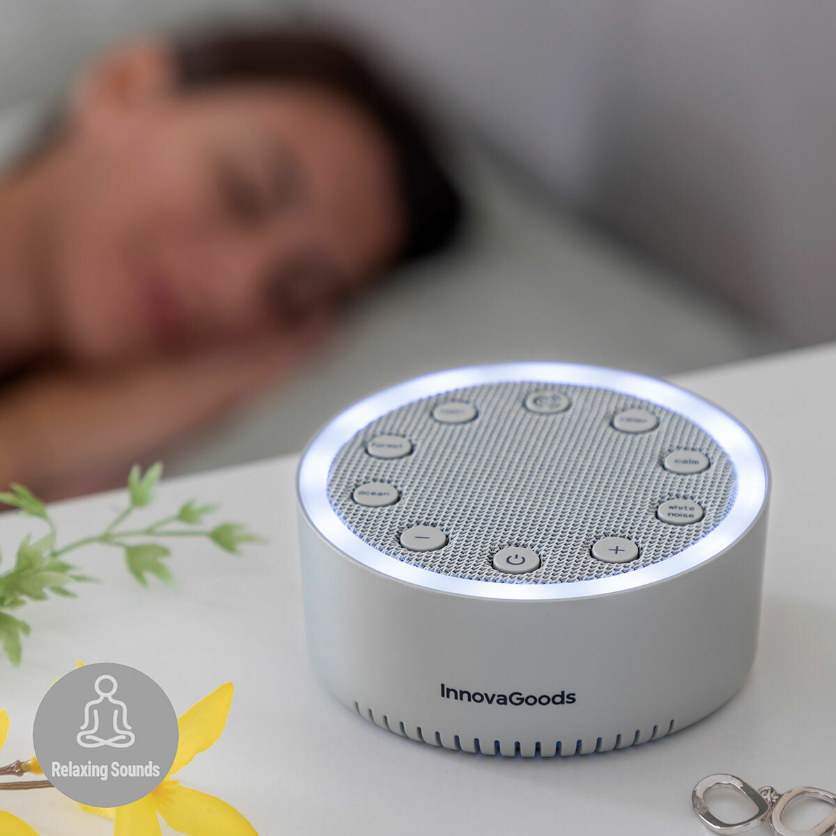 Innovagoods White Noise Sleeping Machine Slewel Innovagoods