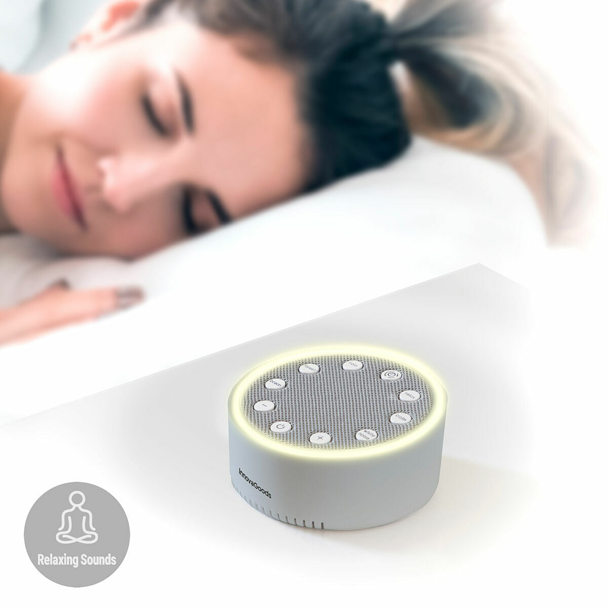 Innovagoods White Noise Sleeping Machine Slewel Innovagoods