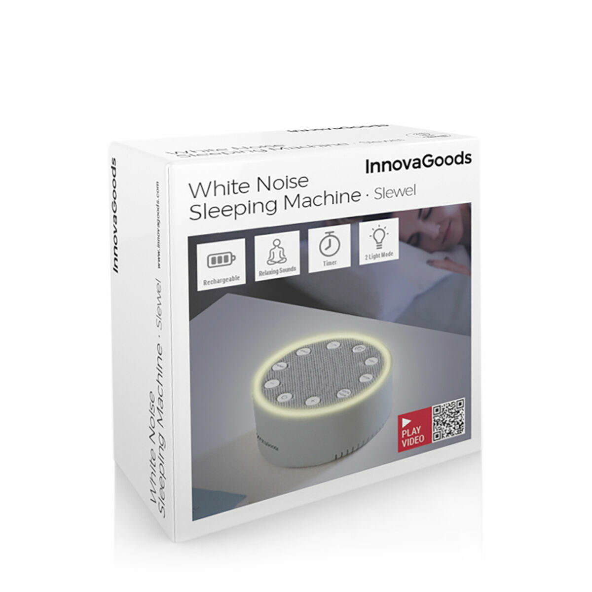 Innovagoods White Noise Sleeping Machine Slewel Innovagoods