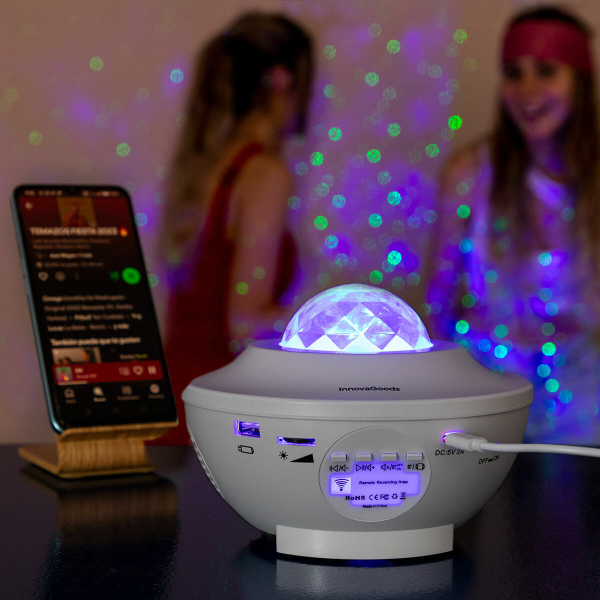 Innovagoods Led Star Projector With Speaker Sedlay Innovagoods