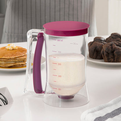 Innovagoods Cake Batter Dispenser With Recipe Box Innovagoods
