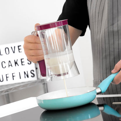 Innovagoods Cake Batter Dispenser With Recipe Box Innovagoods