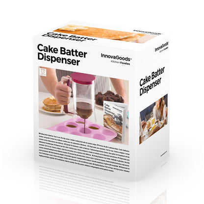 Innovagoods Cake Batter Dispenser With Recipe Box Innovagoods