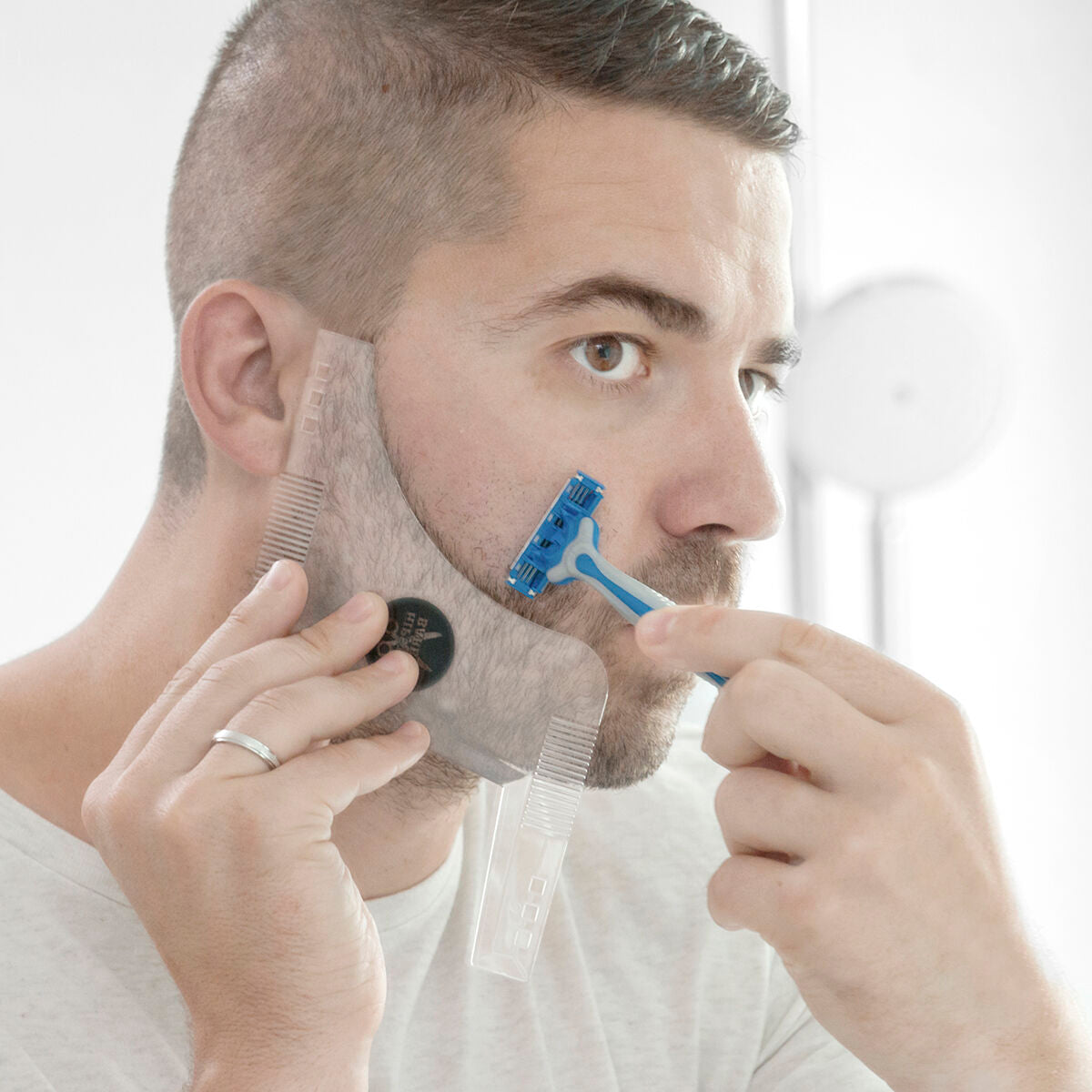 Innovagoods Hipster Barber Beard Template For Shaving Innovagoods