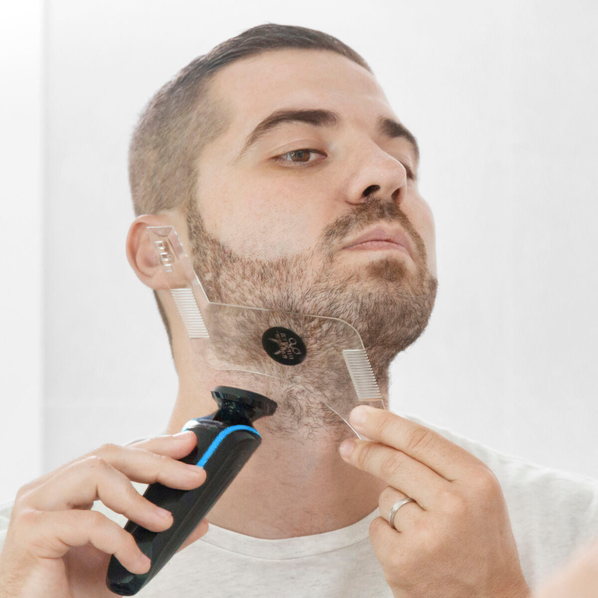Innovagoods Hipster Barber Beard Template For Shaving Innovagoods
