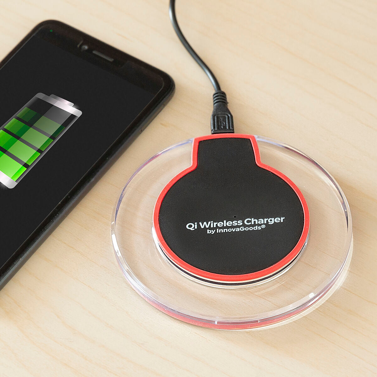 Innovagoods Qi Wireless Charger For Smartphones Innovagoods