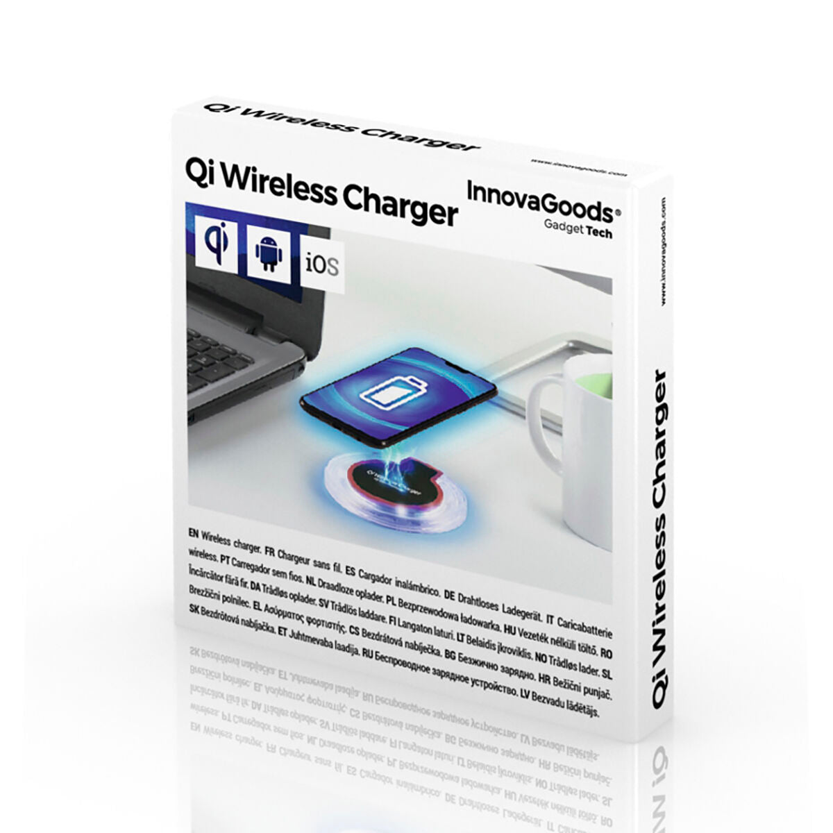 Innovagoods Qi Wireless Charger For Smartphones Innovagoods