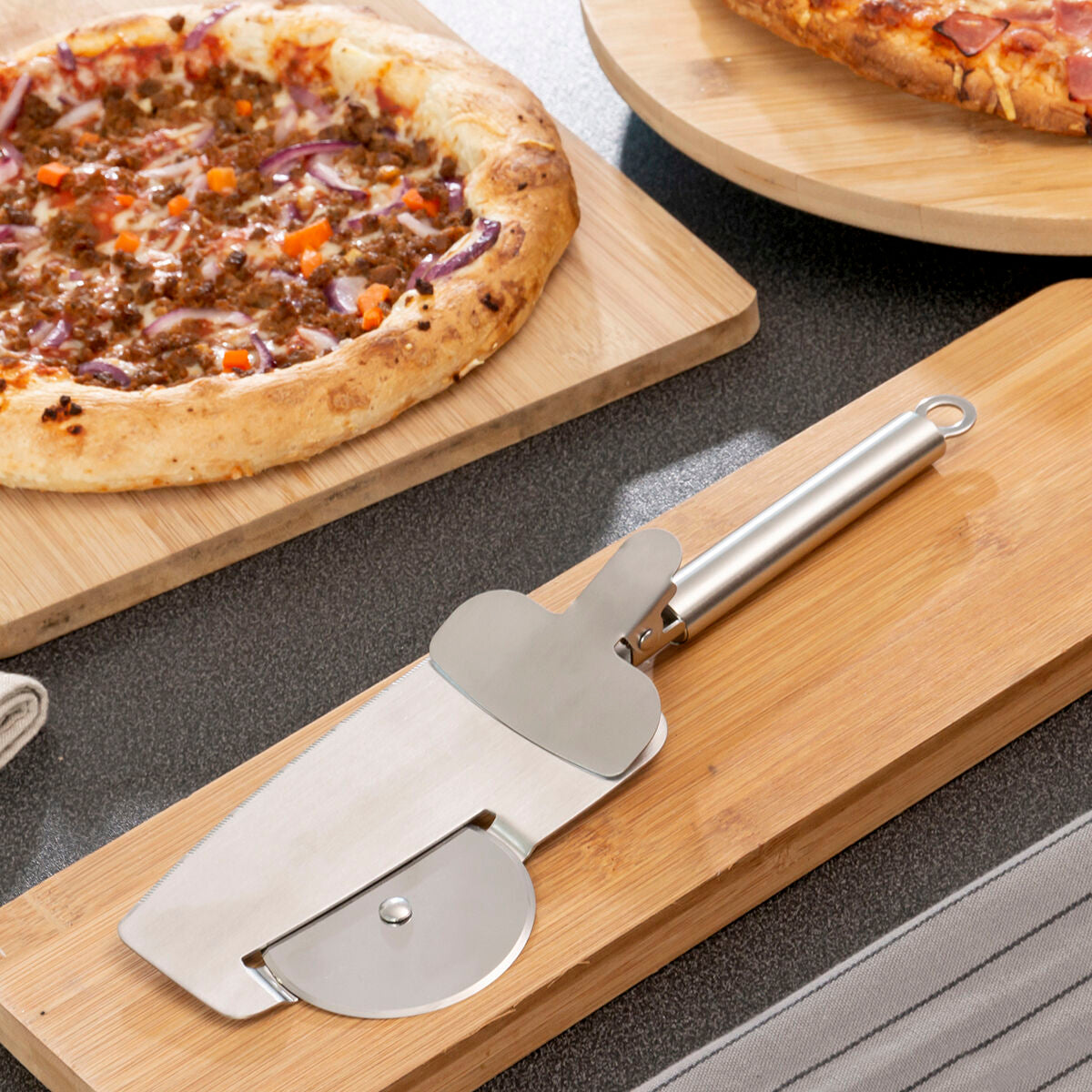Innovagoods Pizza Cutter 4-In-1 Nice Slice Innovagoods