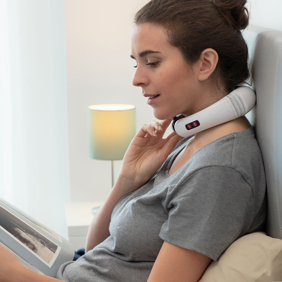 Innovagoods Electromagnetic Neck And Back Massager Calmagner Innovagoods