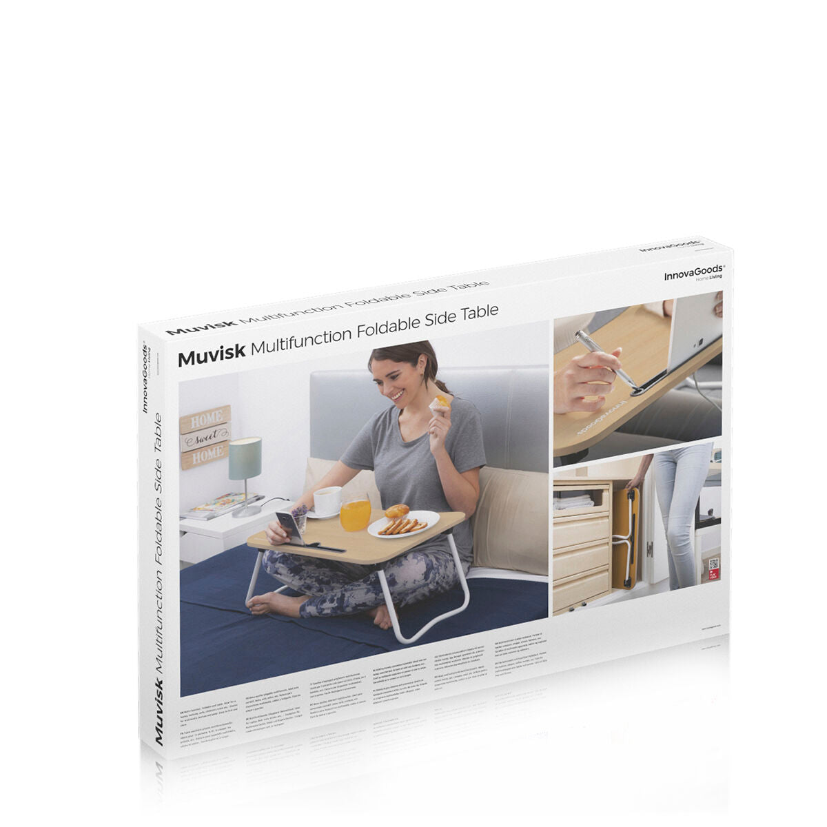 Innovagoods Multifunction Foldable Side Table Muvisk Innovagoods