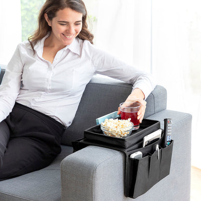 Innovagoods Sofa Tray With Organiser For Remote Controls Innovagoods