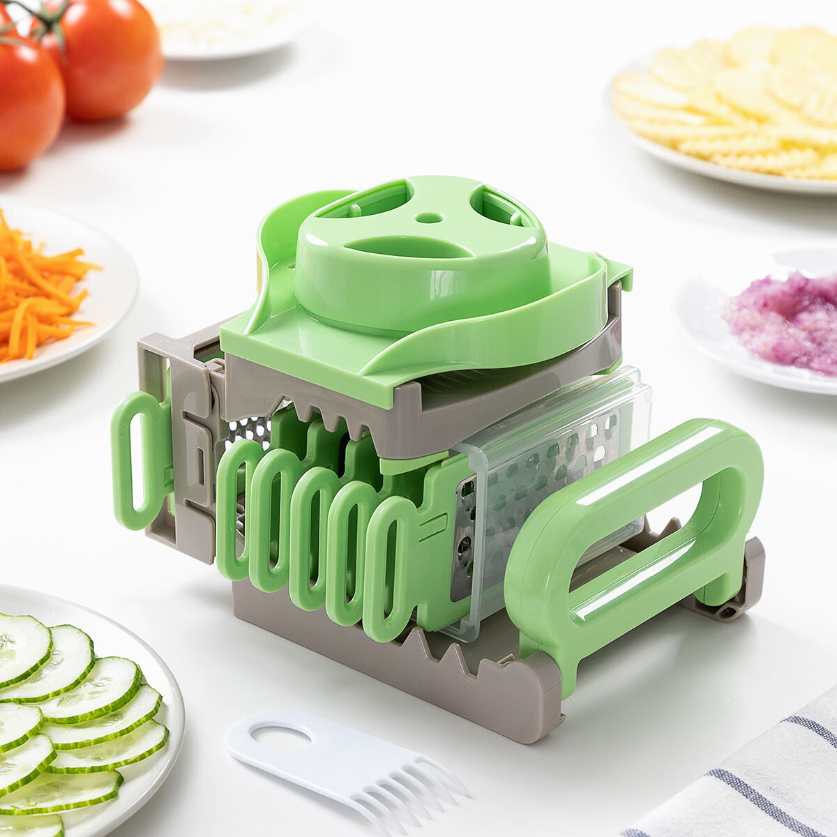 Innovagoods 6-In-1 Folding Mandolin Grater Choppie Innovagoods