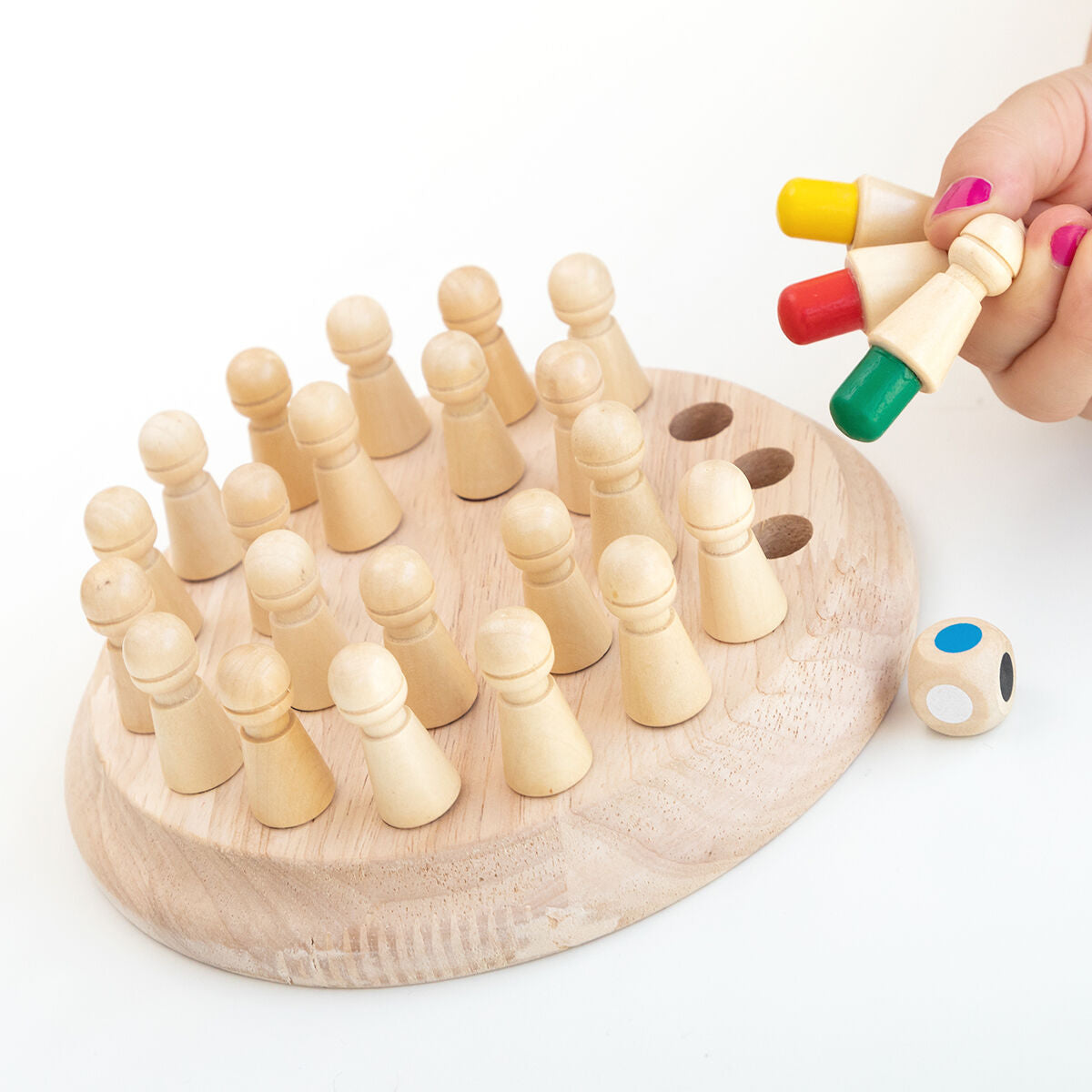 Innovagoods Wooden Memory Chess Taeda Innovagoods 26 Pieces