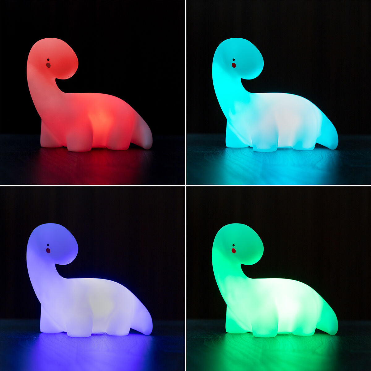Innovagoods Dinosaur Multicolour Led Lamp Lightosaurus Innovagoods