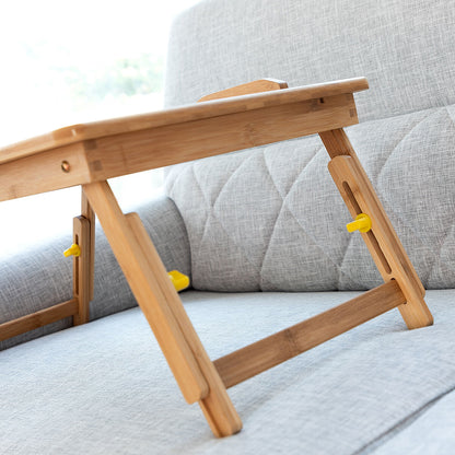 Innovagoods Bamboo Folding Side Table Lapwood Innovagoods