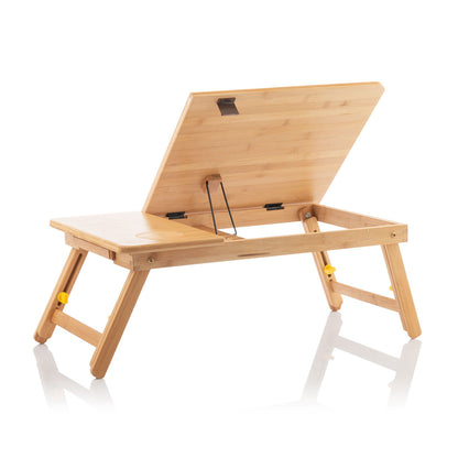 Innovagoods Bamboo Folding Side Table Lapwood Innovagoods